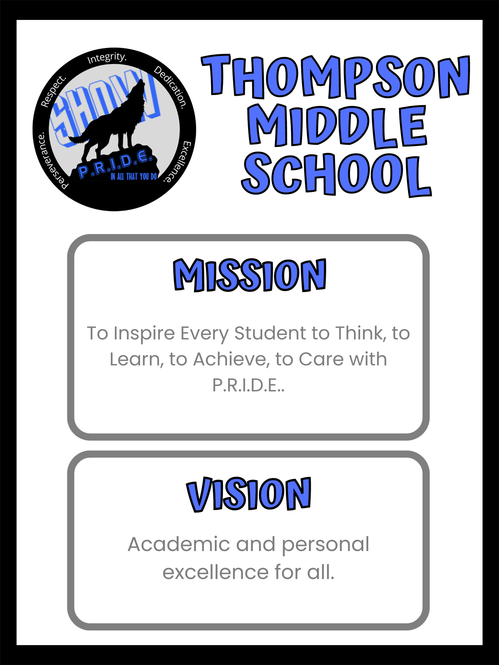 Mission and Vision TMS
